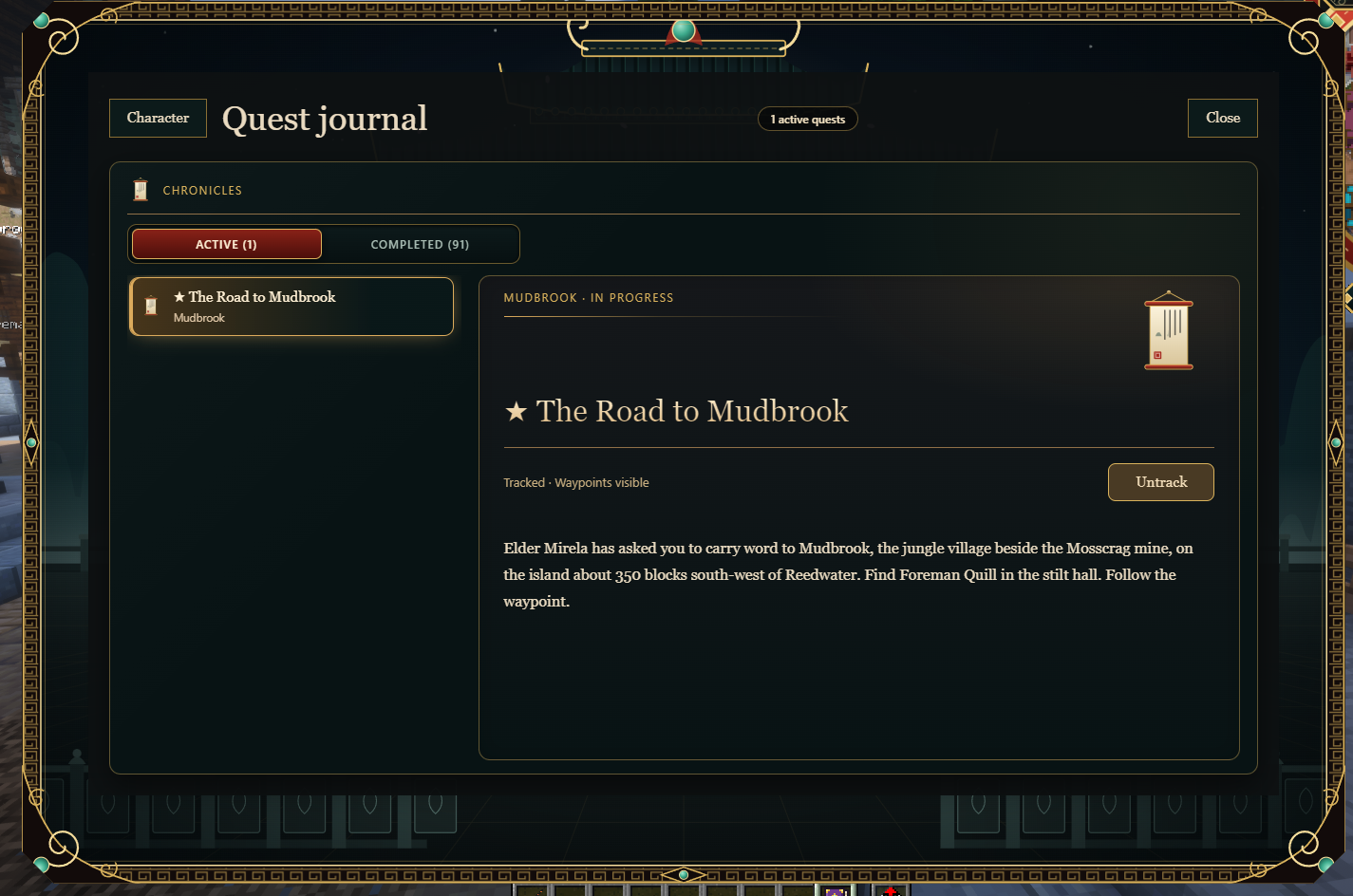 Quest journal